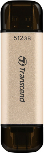 Флеш Диск Transcend 512GB Jetflash 930С TS512GJF930C USB3.0 золотистый/черный фото 4