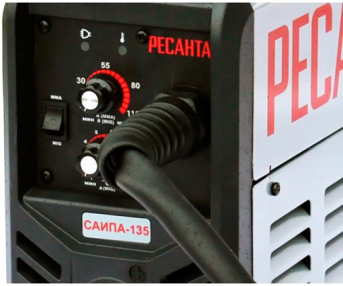 Сварочный аппарат Ресанта САИПА-135 инвертор ММА DC фото 3