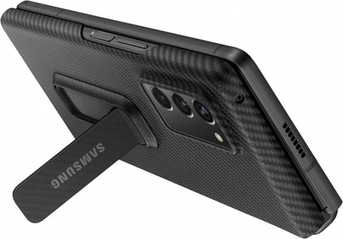 Чехол (клип-кейс) Samsung для Samsung Galaxy Z Fold2 Aramid Standing Cover черный (EF-XF916SBEGRU) фото 4