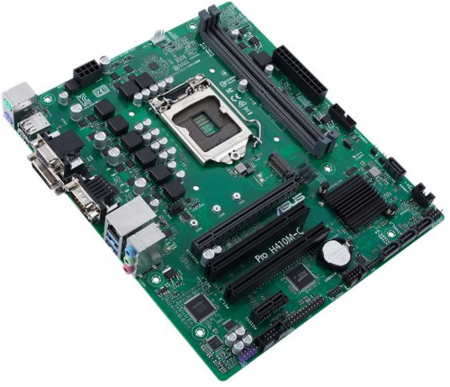 Материнская плата Asus PRO H410M-C/CSM Soc-1200 Intel H410 2xDDR4 mATX AC`97 8ch(7.1) GbLAN+VGA+DVI+HDMI фото 8