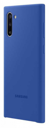 Чехол (клип-кейс) Samsung для Samsung Galaxy Note 10 Silicone Cover синий (EF-PN970TLEGRU) фото 3