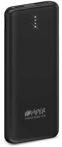 Мобильный аккумулятор Hiper PSL5000 5000mAh 2.1A черный (PSL5000 BLACK)