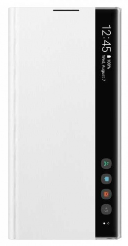 Чехол (флип-кейс) Samsung для Samsung Galaxy Note 10+ Clear View Cover белый (EF-ZN975CWEGRU) фото 2