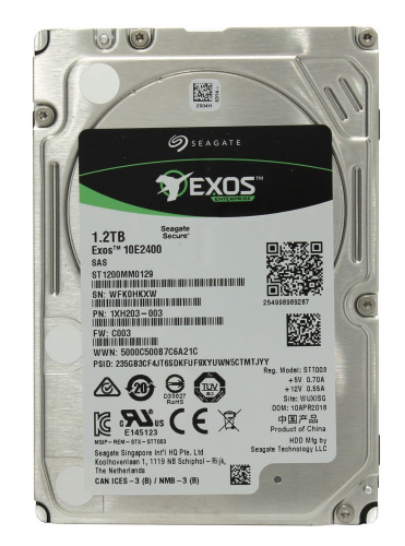Жесткий диск SuperMicro 1x1200Gb SAS-3 10K для Supermicro HDD-2A1200-ST1200MM0129 Hot Swapp 2.5"