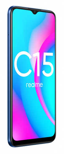 Смартфон Realme C15 64Gb 4Gb синий моноблок 3G 4G 2Sim 6.52" 720x1600 Android 10 13Mpix WiFi NFC GPS GSM900/1800 GSM1900 MP3 фото 8