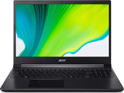 Ноутбук Acer Aspire 7 A715-75G-76LP Core i7 9750H/8Gb/SSD256Gb/NVIDIA GeForce GTX 1650 4Gb/15.6"/IPS/FHD (1920x1080)/Windows 10/black/WiFi/BT/Cam