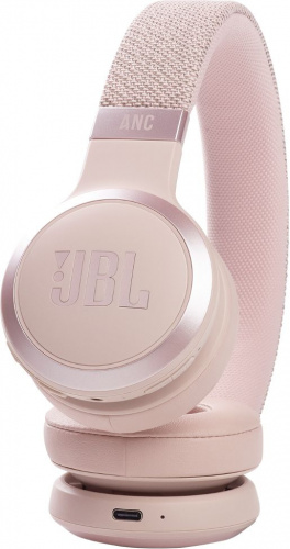 Гарнитура накладные JBL Live 460NC розовый беспроводные bluetooth оголовье (JBLLIVE460NCROS) фото 6