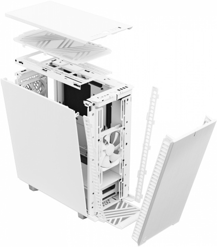 Корпус Fractal Design Define 7 Compact белый без БП ATX 5x120mm 4x140mm 2xUSB2.0 2xUSB3.0 audio front door bott PSU фото 10
