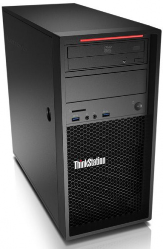 ПК Lenovo ThinkStation P320 MT i7 7700 (3.6)/8Gb/SSD256Gb/HDG630/DVDRW/CR/Windows 10 Professional 64/GbitEth/400W/клавиатура/мышь/черный фото 3