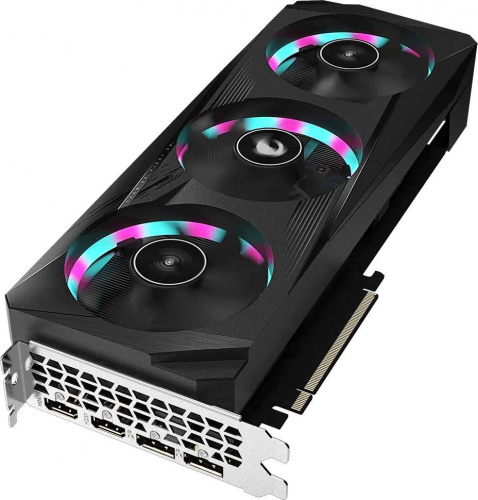Видеокарта Gigabyte PCI-E 4.0 GV-R67XTAORUS E-12GD AMD Radeon RX 6700XT 12288Mb 192 GDDR6 2548/16000 HDMIx2 DPx2 HDCP Ret фото 7