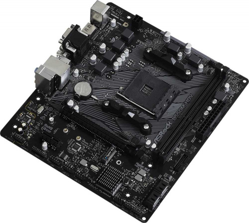Материнская плата Asrock B550M-HDV Soc-AM4 AMD B550 2xDDR4 mATX AC`97 8ch(7.1) GbLAN RAID+VGA+DVI+HDMI фото 4