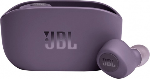 Гарнитура вкладыши JBL Wave 100TWS фиолетовый беспроводные bluetooth в ушной раковине (JBLW100TWSPUR) фото 2