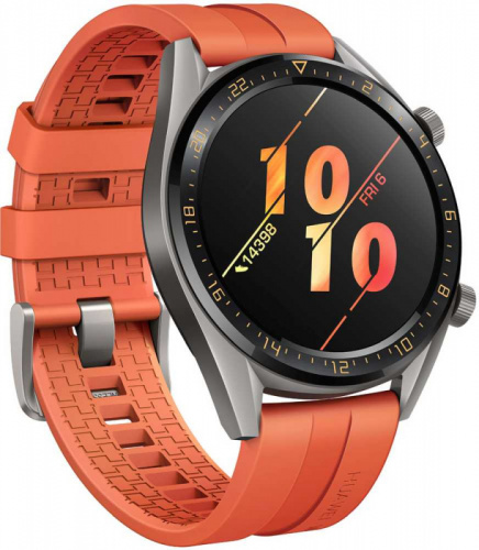 Смарт-часы Huawei Watch GT Active 46мм 1.4" AMOLED оранжевый (55023850) фото 3