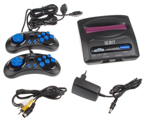 Игровая консоль Magistr Drive 2 Little черный +контроллер в комплекте: 160 игр фото 7
