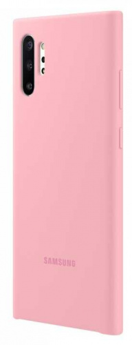 Чехол (клип-кейс) Samsung для Samsung Galaxy Note 10+ Silicone Cover розовый (EF-PN975TPEGRU) фото 4