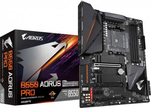 Материнская плата Gigabyte B550 AORUS PRO Soc-AM4 AMD B550 4xDDR4 ATX AC`97 8ch(7.1) 2.5Gg RAID+HDMI фото 6