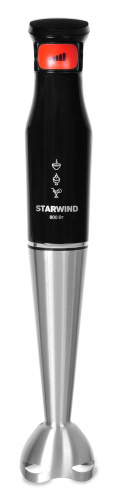 Блендер погружной Starwind SBP2412w 800Вт черный/оранжевый фото 7