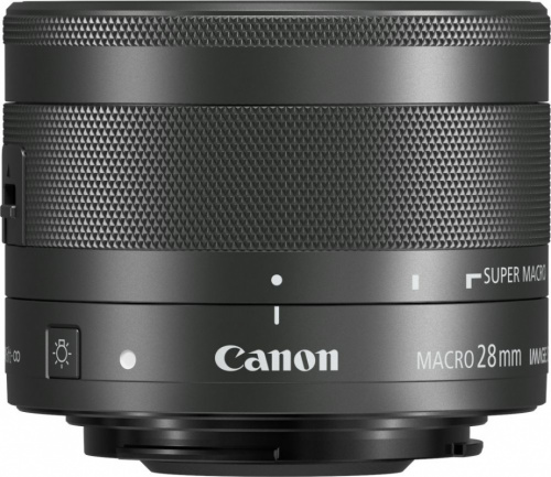 Объектив Canon EF-M STM (1362C005) 28мм f/3.5 Macro черный фото 5