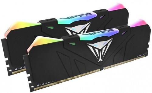 Память DDR4 2x8Gb 3200MHz Patriot PVR416G320C6K Viper RGB RTL Gaming PC4-25600 CL16 DIMM 288-pin 1.35В kit single rank с радиатором Ret