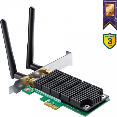 Сетевой адаптер Wi-Fi TP-Link Archer T4E AC1200 PCI Express (ант.внеш.съем) 2ант. фото 2