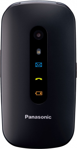 Мобильный телефон Panasonic TU456 черный раскладной 1Sim 2.4" 240x320 0.3Mpix GSM900/1800 microSDHC max32Gb фото 2
