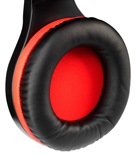 Наушники с микрофоном Оклик HS-L610G SAMURAI черный/красный 2.2м мониторные USB оголовье (1460161) фото 10