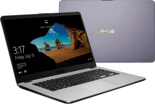 Ноутбук Asus VivoBook X505ZA-BQ037T Ryzen 7 2700U/12Gb/1Tb/SSD128Gb/AMD Radeon Vega 10/15.6"/FHD (1920x1080)/Windows 10/grey/WiFi/BT/Cam