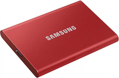 Накопитель SSD Samsung USB-C 2TB MU-PC2T0R/WW T7 1.8" красный фото 4