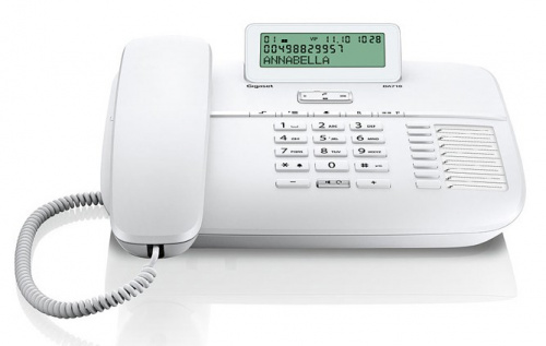 Телефон проводной Gigaset DA710 RUS белый фото 2