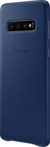 Чехол (клип-кейс) Samsung для Samsung Galaxy S10 Leather Cover темно-синий (EF-VG973LNEGRU) фото 4