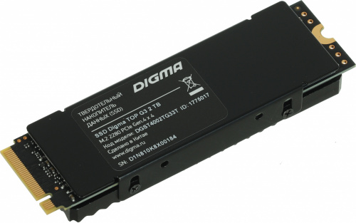 Накопитель SSD Digma PCIe 4.0 x4 2TB DGST4002TG33T Top G3 M.2 2280 фото 2