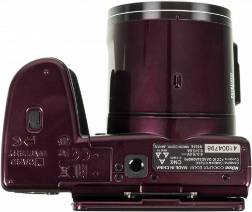 Фотоаппарат Nikon CoolPix B500 фиолетовый 16Mpix Zoom40x 3" 1080p SDXC/SD/SDHC CMOS 1x2.3 1minF turLCD HDMI/WiFi фото 3