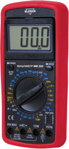 Мультиметр Elitech ММ 300