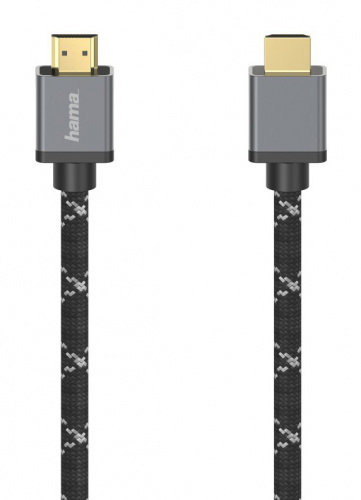 Кабель аудио-видео Hama H-205238 HDMI (m)/HDMI (m) 1м. позолоч.конт. черный/серый (уп.:1шт) (00205238)
