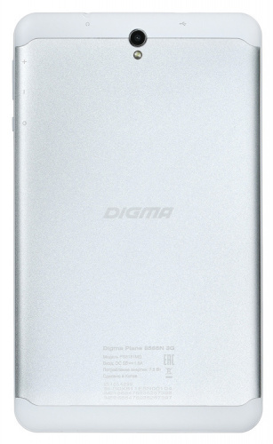 Планшет Digma Plane 8566N 3G MT8321 (1.3) 4C/RAM1Gb/ROM16Gb 8" IPS 1280x800/3G/Android 7.0/серебристый/2Mpix/0.3Mpix/BT/GPS/WiFi/Touch/microSD 64Gb/minUSB/3200mAh фото 4