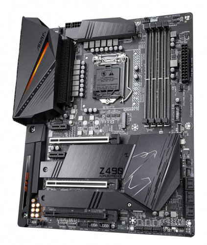 Материнская плата Gigabyte Z490 AORUS PRO AX Soc-1200 Intel Z490 4xDDR4 ATX AC`97 8ch(7.1) 2.5Gg RAID+HDMI фото 2