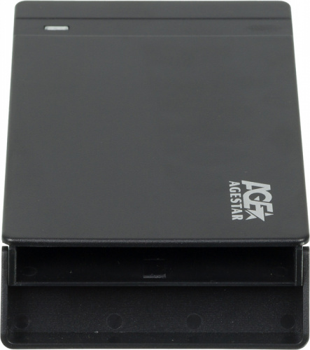 Внешний корпус для HDD/SSD AgeStar 3UB2P3 SATA III USB3.0 пластик черный 2.5" фото 5