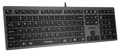 Клавиатура A4Tech Fstyler FX50 серый USB slim Multimedia (FX50 GREY) фото 7