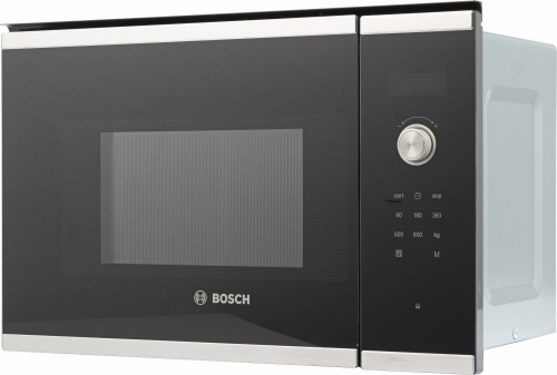 Микроволновая печь Bosch BFL524MS0 20л. 800Вт нержавеющая сталь/черный (встраиваемая) фото 9