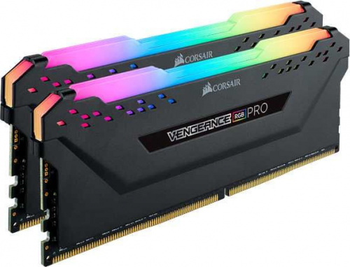 Память DDR4 2x8Gb 3200MHz Corsair CMH16GX4M2E3200C16 Vengeance RGB Pro SL RTL Gaming PC4-25600 CL16 DIMM 288-pin 1.35В Intel фото 2