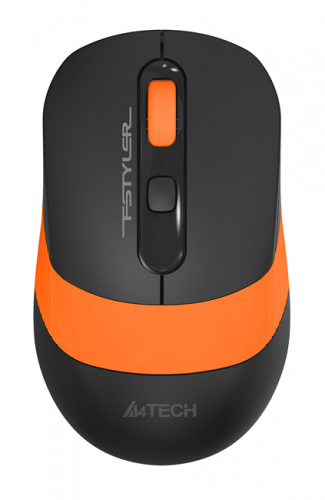 Клавиатура + мышь A4Tech Fstyler FG1010 клав:черный/оранжевый мышь:черный/оранжевый USB беспроводная Multimedia (FG1010 ORANGE) фото 8