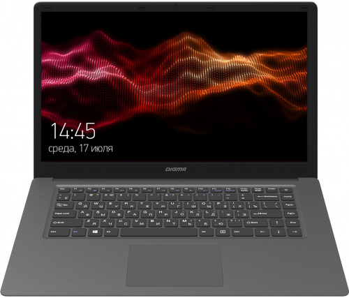 Ноутбук Digma EVE 15 C413 Celeron N3350 4Gb SSD64Gb Intel HD Graphics 500 15.6" IPS FHD (1920x1080) Windows 10 Home Single Language 64 dk.grey WiFi BT Cam 5000mAh