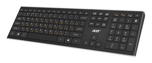 Клавиатура Acer OKR010 черный USB беспроводная slim Multimedia фото 3