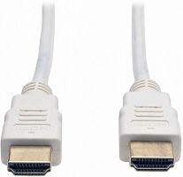 Кабель аудио-видео Tripplite P568-003-WH HDMI (m)/HDMI (m) 0.9м. Позолоченные контакты белый