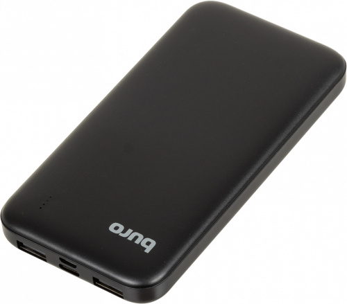Мобильный аккумулятор Buro BP10E 10000mAh 2.1A черный (BP10E10PBK) фото 4