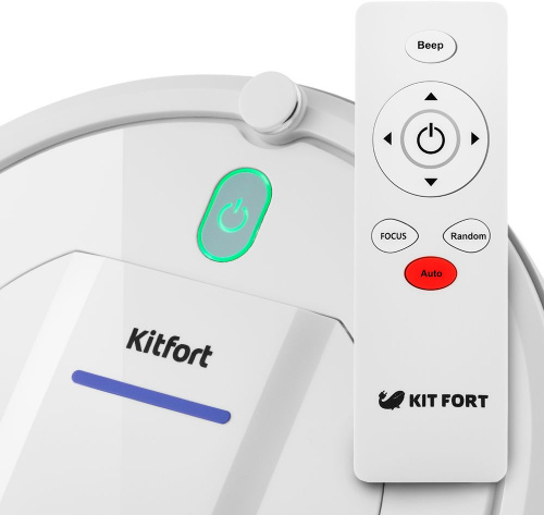 Пылесос-робот Kitfort KT-567 18Вт белый фото 2