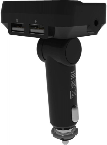 Автомобильный FM-модулятор Ritmix FMT-B200 черный MicroSD USB PDU (80000765) фото 4