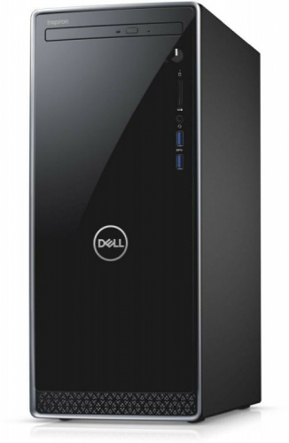 ПК Dell Inspiron 3671 MT i5 9400 (2.9)/8Gb/1Tb 7.2k/SSD256Gb/GTX1650 4Gb/DVDRW/Linux Ubuntu/GbitEth/WiFi/BT/290W/клавиатура/мышь/черный фото 2