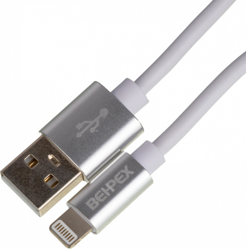Кабель USB (m)-Lightning (m) 2м белый фото 2
