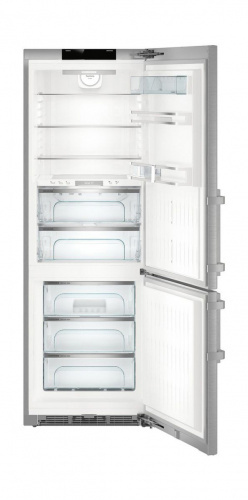 Холодильник Liebherr CBNes 5778 серебристый (двухкамерный) фото 2